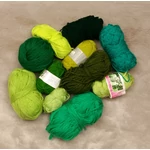 Zöld színvilágú fonalcsomag (340gr)