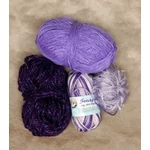 Lila színvilágú fonalcsomag (220gr)