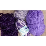 Lila színvilágú fonalcsomag (220gr)