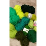 Zöld színvilágú fonalcsomag (340gr)