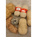 Bézs vegyes fonalcsomag (450gr)