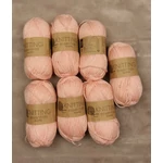 Csillogós púderrózsaszín fonal (350gr)