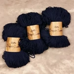 Silke Super Lana sötétkék fonal (600gr)