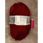 Big Ball bordó gyapjú-alpaka-akril fonal (230gr)