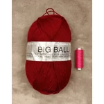 Big Ball bordó gyapjú-alpaka-akril fonal (230gr)
