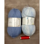 Kék színvilágú akril fonal (200gr)