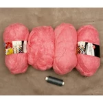 Rózsaszín akril fonal (390gr)