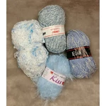 Világoskék színvilágú fonalcsomag (240gr)