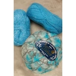 Türkiz mohaires fonalcsomag (140gr)