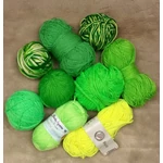 Zöld színvilágú fonalcsomag (500gr)