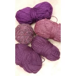 Padlizsán színvilágú fonalcsomag (500gr)