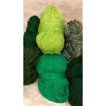 Zöld színvilágú fonalcsomag (380gr)