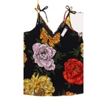 River Island nagy virágos fekete top (32)