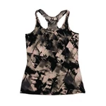 Szürke-rózsaszín mintás sporttop (M)