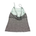 Szürke-türkiz sporttop (M)