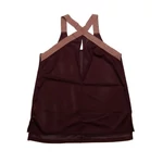 Bordó-barna sporttop (S)