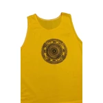 Sárga díszes póló (L)