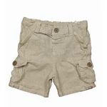 Bézs csíkos lenes short (92)