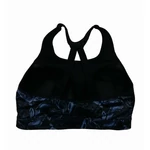Kék virágmintás sporttop (M)