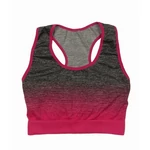 Szürke-pink sporttop (S)