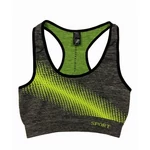 Szürke-zöld sporttop (L)