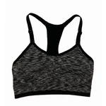 Fekete-fehér cirmos sporttop (M)