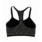 Fekete-fehér cirmos sporttop (M)