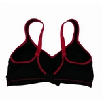 Fekete-ciklámen sportmelltartó (85B)