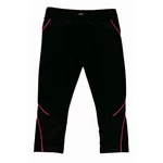 Fekete-pink 3/4-es sportleg (L)