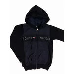 Sötétkék zipes pulcsi (128)