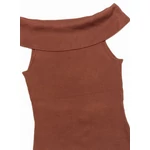 Barna kötött felső (M)