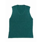 Türkiz csillogós felső (XL)