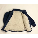 Kék kord bundás kabát (104)