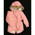 Rózsaszín bundás télikabát (104)