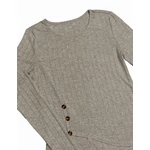 Szürke gombos pulcsi (M)