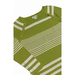 Zöld, fehér csíkos pulcsi (42)