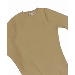 Bézs bordás pulcsi (M)