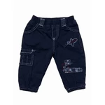 Kék repülős pamutbélelt nadrág (62)