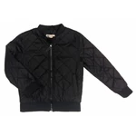 fekete steppelt átmeneti kabát (116)