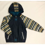 Sötétkék-csíkos átmeneti kabát (104)