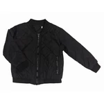 Fekete steppelt átmeneti kabát (98)