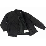 Fekete steppelt átmeneti kabát (98)