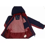 Sötétkék-bordó Mountain warehouse átmeneti kabát (128)