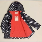 Sötétkék pöttyös átmeneti kabát (80)