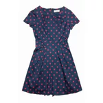 Kék-pink pöttyös ruha (38)