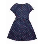 Kék-pink pöttyös ruha (38)