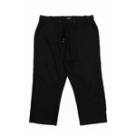 Fekete len-viszkóz 3/4-es nadrág (40)