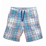 Kék kockás short (116)