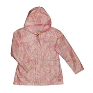 Rózsaszín virágos átmeneti kabát (116)
