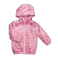 Rózsaszín mintás átmeneti kabát (116)